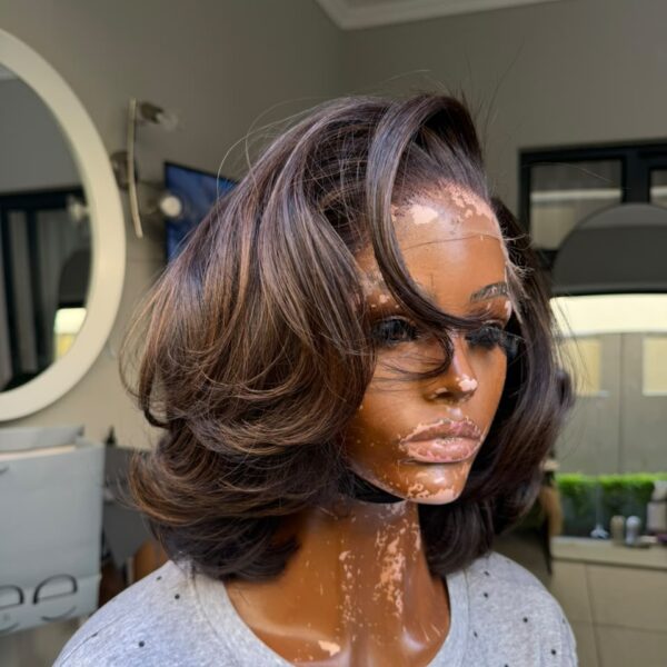 KELSIE Layered Unit Brown highlights